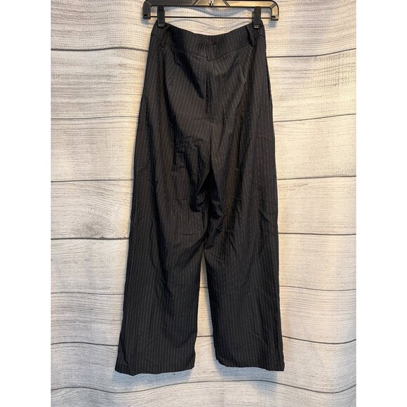 Commense Pinstripe Wide Leg High Waist Pants Size XS - Picture 2 of 3